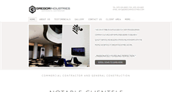 Desktop Screenshot of gregorindustries.com